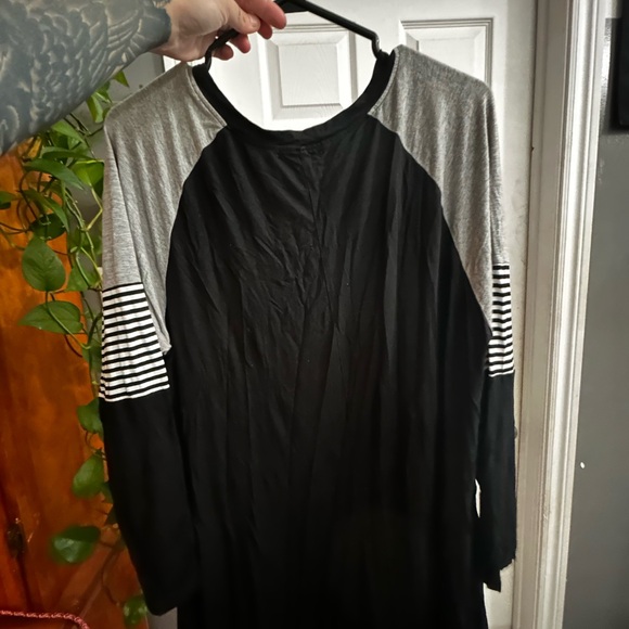 MONNURO long sleeve plus size women tunic shirt - Picture 7 of 8